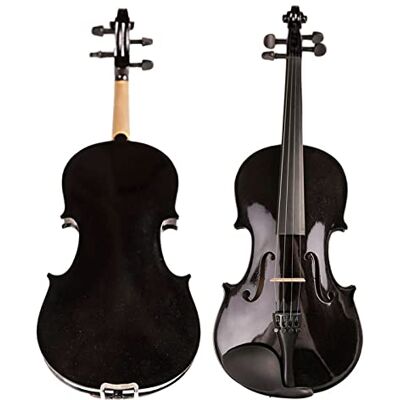 WMXD violín para principiantes Principiante Violín Negro Madera De Arce Estudiante Violín Violín Arco Reposabrazos Con Estuche Violín Instrumento musical (Color : 1/8) WMXD violín para principiantes Principiante Violín Negro Madera De Arce Estudiante Violín Violín Arco Reposabrazos Con Estuche Violín Instrumento musical (Color : 1/8)