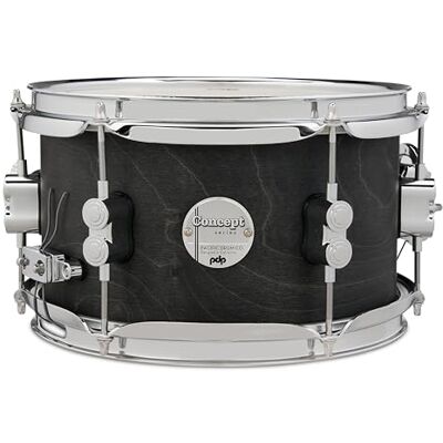 Pacific Drums Concept Series Maple Snare, caja de arce, 10" x 6", Black Wax Pacific Drums Concept Series Maple Snare, caja de arce, 10" x 6", Black Wax