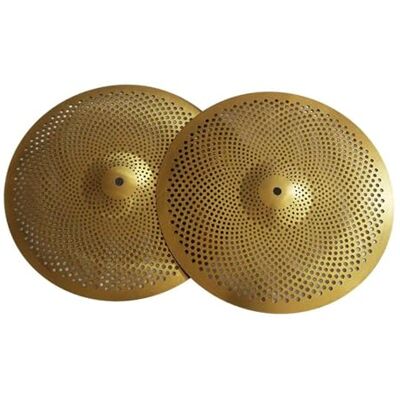 WKRTGFHJ Platillos Crash Un Par De Platillos Silenciosos De Bajo Volumen Platillos Plateados De 13 Pulgadas Platillos Hi-Hat Para Batería De Jazz Instrumento De Percusión(Gold) WKRTGFHJ Platillos Crash Un Par De Platillos Silenciosos De Bajo Volumen Platillos Plateados De 13 Pulgadas Platillos Hi-Hat Para Batería De Jazz Instrumento De Percusión(Gold)