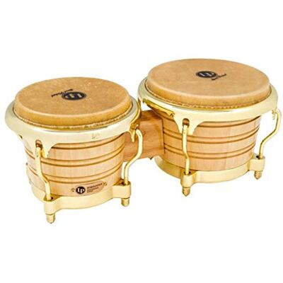 Latin Percussion LP Generation II Bongos de madera, color natural, 7 1/4" y 8 5/8 Latin Percussion LP Generation II Bongos de madera, color natural, 7 1/4" y 8 5/8
