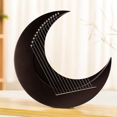 HAJHI Grecia Arce Instrumento Lira 8/11/15 Cuerdas Lyre Harp Padres e Hijos Tocar Estable Tono Cultivar Musical Interés Arpa de Lira Enseñanza(15-note Black) HAJHI Grecia Arce Instrumento Lira 8/11/15 Cuerdas Lyre Harp Padres e Hijos Tocar Estable Tono Cultivar Musical Interés Arpa de Lira Enseñanza(15-note Black)