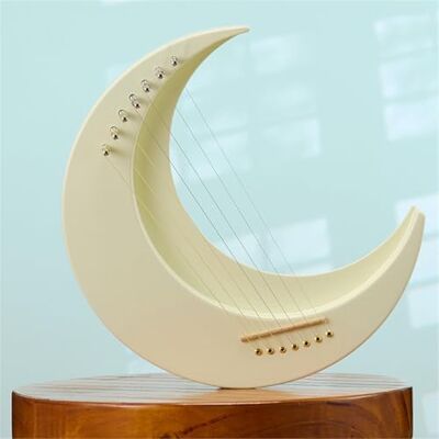 SXTYYH Arpa De Lira 7,19 Cuerdas Lyre Harp Instrumentos for Adultos Niños Principiantes Cuerpo De Caoba Lira Con Llave De Afinar(7 Fret Moonlight Lea) SXTYYH Arpa De Lira 7,19 Cuerdas Lyre Harp Instrumentos for Adultos Niños Principiantes Cuerpo De Caoba Lira Con Llave De Afinar(7 Fret Moonlight Lea)