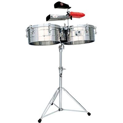 Latin Percussion LP Timbales Tito Puente Acero Inoxidable 14"/15" Latin Percussion LP Timbales Tito Puente Acero Inoxidable 14"/15"