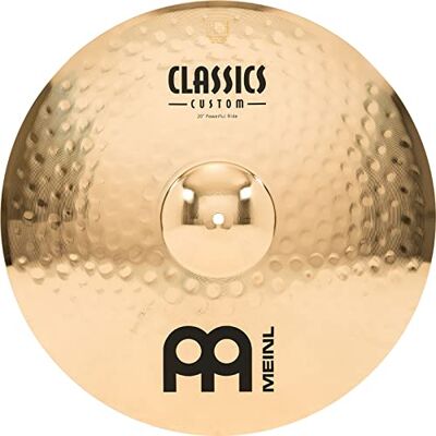 Meinl Percussion Meinl Cymbals Classics Custom Brilliant Plato Powerful Ride de 20 pulgadas (50,80cm) Platillos de Batería Bronce B12, Acabado Brillante () Meinl Percussion Meinl Cymbals Classics Custom Brilliant Plato Powerful Ride de 20 pulgadas (50,80cm) Platillos de Batería Bronce B12, Acabado Brillante ()