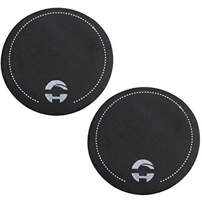 Lovermusic Parche de nailon con pedal para batería de bajo, color negro Lovermusic Parche de nailon con pedal para batería de bajo, color negro