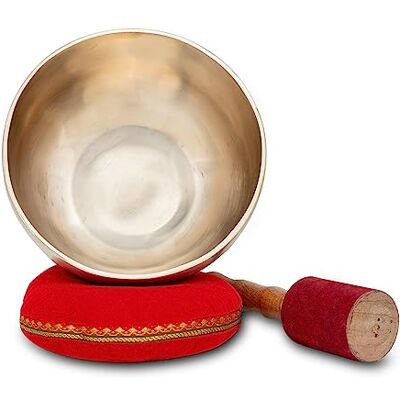 XDrum Cuenco Terapéutico Tonal E/ 1000 g Set Completo, Aproximadamente 20 Cuenco martillado a mano para chakra del ombligo (Manipura), Afinado en tonalidad E, Aleación de 7 metales diferentes, Cojín XDrum Cuenco Terapéutico Tonal E/ 1000 g Set Completo, Aproximadamente 20 Cuenco martillado a mano para chakra del ombligo (Manipura), Afinado en tonalidad E, Aleación de 7 metales diferentes, Cojín
