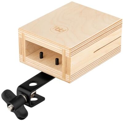 Meinl Percussion Bloque de templo único, madera de abedul báltico, fabricado en Europa, incluye soporte, natural () Meinl Percussion Bloque de templo único, madera de abedul báltico, fabricado en Europa, incluye soporte, natural ()