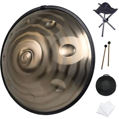 Orange Bikes D Minor Handpan Drum 440hz 432HZ Steel Hand Pan Drum Set Instrumento de regalo para adultos Concierto de yoga con bolsa de transporte Soporte de tambor de mano ( Color : 12 notes , Size : Coffeez-432H Orange Bikes D Minor Handpan Drum 440hz 432HZ Steel Hand Pan Drum Set Instrumento de regalo para adultos Concierto de yoga con bolsa de transporte Soporte de tambor de mano ( Color : 12 notes , Size : Coffeez-432H