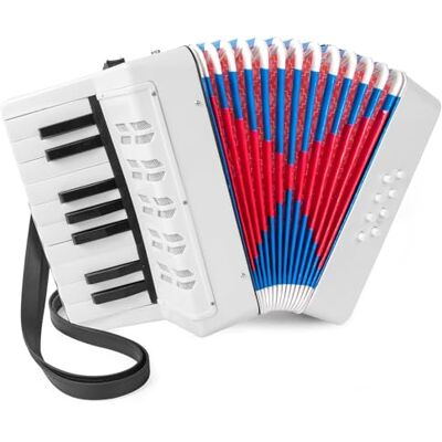 NEWFUN Acordeon,Acordeon Instrumento Musical,Acordeón Infantil de 7 Teclas y 8 Bajos,Con Correas Ajustables,negro,Adecuado Para Niños,Estudiantes,adultos Principiantes,Se Puede Utilizar Como Regalos NEWFUN Acordeon,Acordeon Instrumento Musical,Acordeón Infantil de 7 Teclas y 8 Bajos,Con Correas Ajustables,negro,Adecuado Para Niños,Estudiantes,adultos Principiantes,Se Puede Utilizar Como Regalos
