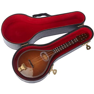 GEWA instrumento en miniatura Mandolina de madera – longitud aprox. 20 cm – instrumento decorativo – idea de regalo para amigos de la música GEWA instrumento en miniatura Mandolina de madera – longitud aprox. 20 cm – instrumento decorativo – idea de regalo para amigos de la música