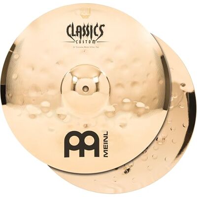 Meinl Percussion Meinl Cymbals Classics Custom Extreme Metal Plato Hihat Medium de 14 pulgadas (35,56cm) Platillos de Batería Bronce B12, Acabado Brillante () Meinl Percussion Meinl Cymbals Classics Custom Extreme Metal Plato Hihat Medium de 14 pulgadas (35,56cm) Platillos de Batería Bronce B12, Acabado Brillante ()