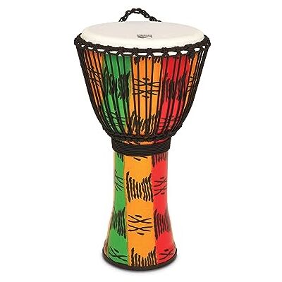 TOCA TO809220 Djembe Freestyle II Rope Tuned, parche sintético, afinación traditional con cuerda, Spirit, 10 TOCA TO809220 Djembe Freestyle II Rope Tuned, parche sintético, afinación traditional con cuerda, Spirit, 10