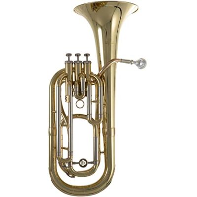 GEWA Roy Benson Sib-Barítono BH-301 (diámetro interior de alta precisión de 12,8-13,5 mm, campana de latón de Ø 21 cm, 3 válvulas de acción superior, en un estuche ligero y fácil de transportar) GEWA Roy Benson Sib-Barítono BH-301 (diámetro interior de alta precisión de 12,8-13,5 mm, campana de latón de Ø 21 cm, 3 válvulas de acción superior, en un estuche ligero y fácil de transportar)