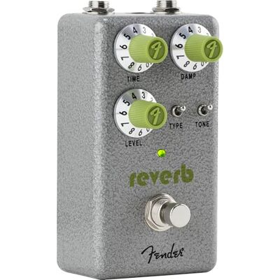 Fender Hammertone Reverb Pedal de Efectos Guitarra, 3 Modos 3 modos de reverberación, controles de tono y amortiguación, bypass real, reverberación ambiental Fender Hammertone Reverb Pedal de Efectos Guitarra, 3 Modos 3 modos de reverberación, controles de tono y amortiguación, bypass real, reverberación ambiental