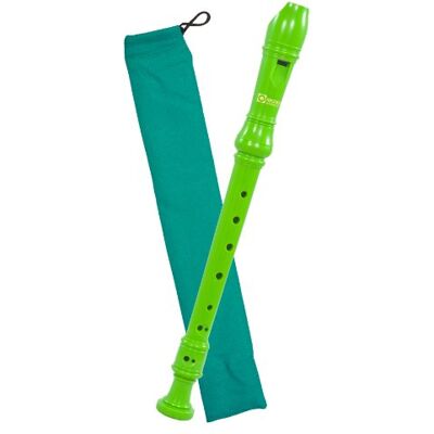 Recorder Workshop Flauta dulce soprano (3 piezas), color verde Recorder Workshop Flauta dulce soprano (3 piezas), color verde