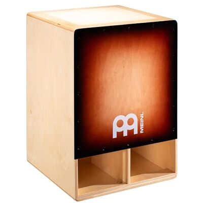 Meinl Percussion Exclusivo de Amazon Cajón Subwoofer Serie Bass, Acabado Espresso Burst, Cuerpo de Contrachapado de Abedul Natural Meinl Percussion Exclusivo de Amazon Cajón Subwoofer Serie Bass, Acabado Espresso Burst, Cuerpo de Contrachapado de Abedul Natural