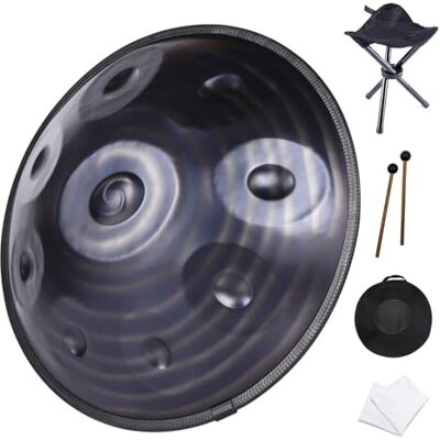 Orange Bikes D Minor Handpan Drum 440hz 432HZ Steel Hand Pan Drum Set Instrumento de regalo para adultos Concierto de yoga con bolsa de transporte Soporte de tambor de mano ( Color : 10 notes , Size : Blue-440H ) Orange Bikes D Minor Handpan Drum 440hz 432HZ Steel Hand Pan Drum Set Instrumento de regalo para adultos Concierto de yoga con bolsa de transporte Soporte de tambor de mano ( Color : 10 notes , Size : Blue-440H )