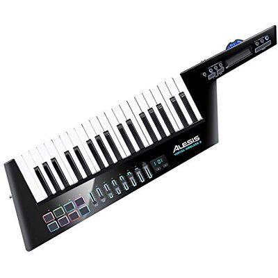 Alesis Vortex Wireless 2 Keytar Inalámbrico con Teclado Controlador USB MIDI de Alto Rendimiento con Sensor de Inclinación y un Paquete de Software Profesional Alesis Vortex Wireless 2 Keytar Inalámbrico con Teclado Controlador USB MIDI de Alto Rendimiento con Sensor de Inclinación y un Paquete de Software Profesional