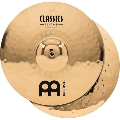 Meinl Cymbals Classics Custom Brilliant Plato Hihat Medium de 15 pulgadas (38,10cm) Platillos de Batería Pareja Bronce B12, Acabado Brillante () Meinl Cymbals Classics Custom Brilliant Plato Hihat Medium de 15 pulgadas (38,10cm) Platillos de Batería Pareja Bronce B12, Acabado Brillante ()