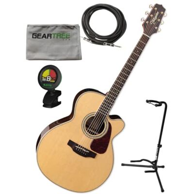 Takamine GN90CE ZC NEX Guitarra eléctrica acústica con bolsa de transporte, soporte, tela, C Takamine GN90CE ZC NEX Guitarra eléctrica acústica con bolsa de transporte, soporte, tela, C