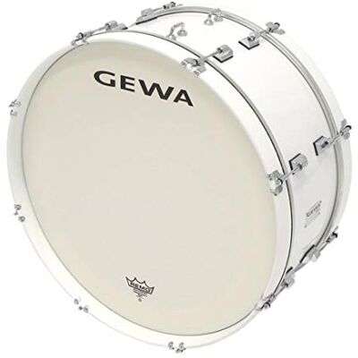 GEWA tambor de marcha grande, casco de álamo blanco, 24 x 10", 8 tornillos tensores, parches Remo USA, incl. gancho para correa o soporte GEWA tambor de marcha grande, casco de álamo blanco, 24 x 10", 8 tornillos tensores, parches Remo USA, incl. gancho para correa o soporte