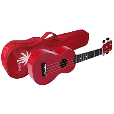 Soundsation Maui muk10 – RD Ukelele, color rojo Soundsation Maui muk10 – RD Ukelele, color rojo