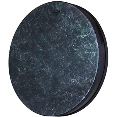 REMO World Percussion Ocean Drum de Olas Nocturnas 16" x 2,5" Marco Acousticon, parche gráfico Skyndeep Efecto de sonido del mar silencioso, sonido suave REMO World Percussion Ocean Drum de Olas Nocturnas 16" x 2,5" Marco Acousticon, parche gráfico Skyndeep Efecto de sonido del mar silencioso, sonido suave