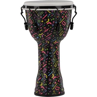 GEWA Liberty Djembé afinación: Mecánico (con tensores) Diámetro: 10" (25,4 cm) Altura: 19,5" (49 cm) Número de ganchos de afinación: 6 Patrón: Crazy Neon GEWA Liberty Djembé afinación: Mecánico (con tensores) Diámetro: 10" (25,4 cm) Altura: 19,5" (49 cm) Número de ganchos de afinación: 6 Patrón: Crazy Neon