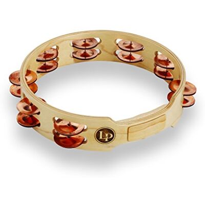 Latin Percussion LP Pandereta Acento 10" doble fila, cobre Latin Percussion LP Pandereta Acento 10" doble fila, cobre