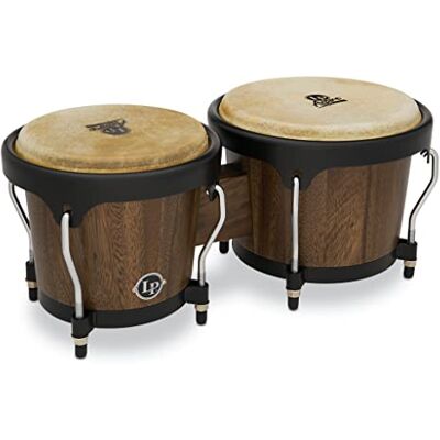 Latin Percussion LP Aspire Bongo 6 3/4" y 8" nuez siamesa Nogal Latin Percussion LP Aspire Bongo 6 3/4" y 8" nuez siamesa Nogal