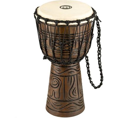 Meinl Percussion Headliner Rope Tuned Artifact Series Djembe Small 8" Brown, Meinl Percussion Headliner Rope Tuned Artifact Series Djembe Small 8" Brown,