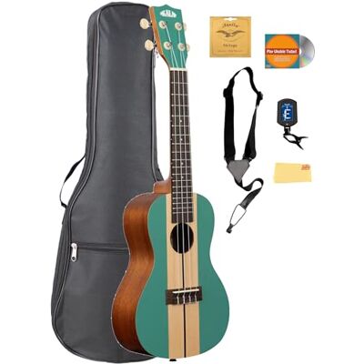 Kala KA-SURF-WIPEOUT Wipeout Paquete de ukelele para tabla de surf con bolsa, afinador, cuerdas Aquila, correa, DVD instructivo Austin Bazaar y paño de pulido Kala KA-SURF-WIPEOUT Wipeout Paquete de ukelele para tabla de surf con bolsa, afinador, cuerdas Aquila, correa, DVD instructivo Austin Bazaar y paño de pulido