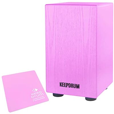 keepdrum DC1M PK Junior Cajón rosa + almohadilla para asiento Rosa keepdrum DC1M PK Junior Cajón rosa + almohadilla para asiento Rosa