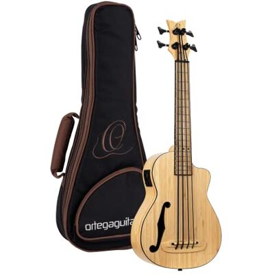 Ortega Guitars Travel Bass electro-acústicas Serie Bamboo incluye Gig Bag Deluxe bambú () Ortega Guitars Travel Bass electro-acústicas Serie Bamboo incluye Gig Bag Deluxe bambú ()