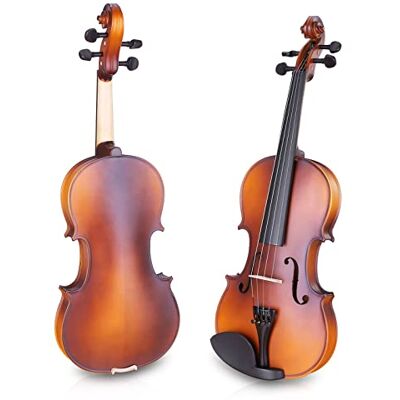 WMXD violín para principiantes Violín Acústico Mate/violín Tablero Superior De Pino Blanco Descanso Para El Hombro Arco De Caoba Con Estuche De Transporte Violín Instrumento musical (Color : 3/4) WMXD violín para principiantes Violín Acústico Mate/violín Tablero Superior De Pino Blanco Descanso Para El Hombro Arco De Caoba Con Estuche De Transporte Violín Instrumento musical (Color : 3/4)