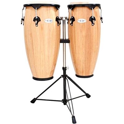 TOCA Synergy Series Juego de conga con soporte, color natural TOCA Synergy Series Juego de conga con soporte, color natural