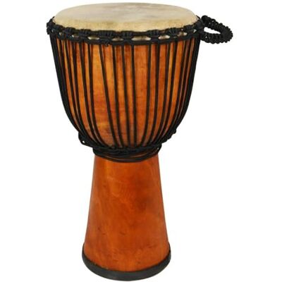 A-Star Tambor africano Djembe de madera natural de 12 pulgadas Auténtico hecho a mano, cuerda afinada, cabeza de piel natural 60 cm de altura, 30 cm de diámetro A-Star Tambor africano Djembe de madera natural de 12 pulgadas Auténtico hecho a mano, cuerda afinada, cabeza de piel natural 60 cm de altura, 30 cm de diámetro