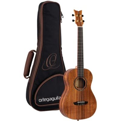 Ortega Guitars Ortega Ukulele Timber Series Baritone Incluye funda Poro abierto satinado Ortega Guitars Ortega Ukulele Timber Series Baritone Incluye funda Poro abierto satinado