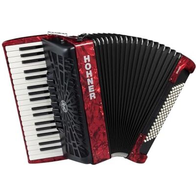 Hohner BRAVO III 96 ROJO A16732 SILENTKEY Hohner BRAVO III 96 ROJO A16732 SILENTKEY