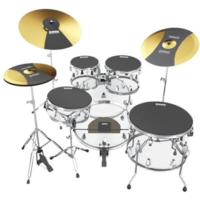 EVANS SoundOff Set Mute Pads Batería Fusion, Paq. 8 EVANS SoundOff Set Mute Pads Batería Fusion, Paq. 8