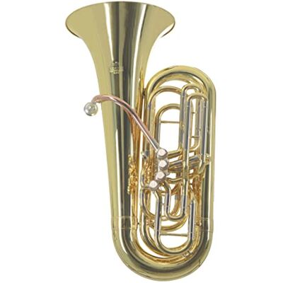 GEWA Roy Benson C-Tuba TB-312C (Tuba premium con diámetro variable, tubo de ataque de latón dorado, 4 válvulas de acción frontal, diseño moderno, sonido profesional y comodidad de transporte en uno) GEWA Roy Benson C-Tuba TB-312C (Tuba premium con diámetro variable, tubo de ataque de latón dorado, 4 válvulas de acción frontal, diseño moderno, sonido profesional y comodidad de transporte en uno)
