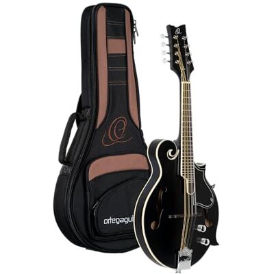 Ortega Guitars ORTEGA Mandolin F-Style Series Incluye funda BK Negro Ortega Guitars ORTEGA Mandolin F-Style Series Incluye funda BK Negro