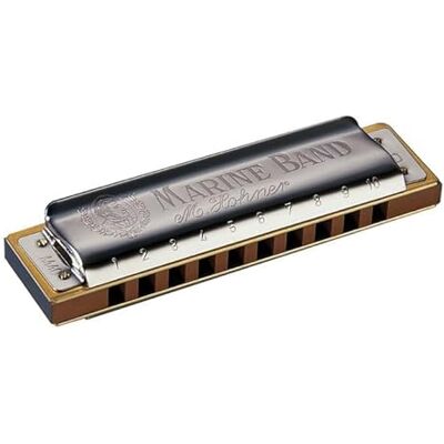 Hohner ARMÓNICA DIATÓNICA MARINE BAND 1896 DB-HARMONIC MINOR Hohner ARMÓNICA DIATÓNICA MARINE BAND 1896 DB-HARMONIC MINOR