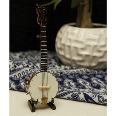 DALYNN Mini Instrumento Musical De Madera Modelo Banjo, Adorno Para Decorar La Mesa De La Habitación musical instrumento Miniatura (Size : 10cm) DALYNN Mini Instrumento Musical De Madera Modelo Banjo, Adorno Para Decorar La Mesa De La Habitación musical instrumento Miniatura (Size : 10cm)
