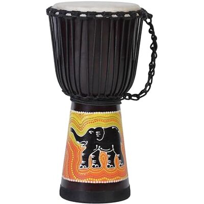 Ciffre 40cm Tambor Djembe Profesional Bongo Tambor arbusto Tambor percusión Motivo Elefante Estilo África (para niños a Partir de 6 años y Principiantes) Ciffre 40cm Tambor Djembe Profesional Bongo Tambor arbusto Tambor percusión Motivo Elefante Estilo África (para niños a Partir de 6 años y Principiantes)