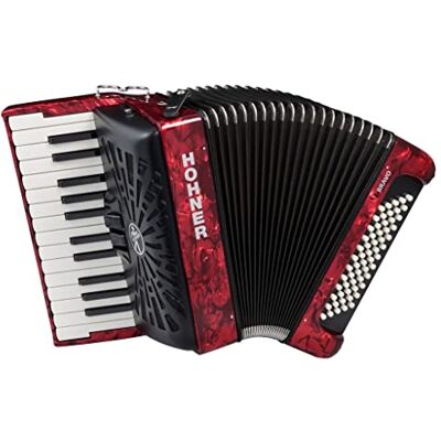 Hohner BRAVO II 60 ROJO A16972 SILENTKEY Hohner BRAVO II 60 ROJO A16972 SILENTKEY