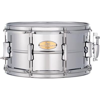 Pearl Primal Snare Collective Tambor de acero de 13 x 7 pulgadas con carcasa de cuentas de 1 mm, acabado cromado pulido, aros de triple brida de 2.3 mm, lengüetas de doble tensión y colador de lujo. Pearl Primal Snare Collective Tambor de acero de 13 x 7 pulgadas con carcasa de cuentas de 1 mm, acabado cromado pulido, aros de triple brida de 2.3 mm, lengüetas de doble tensión y colador de lujo.