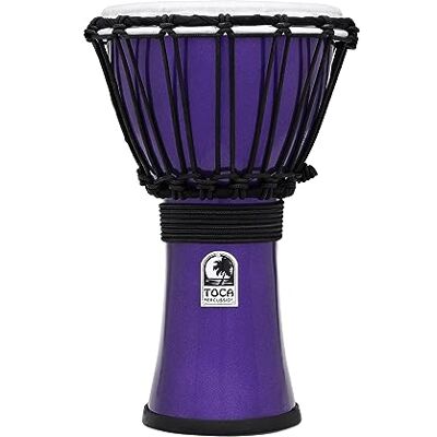 TOCA Djembe Freestyle Colorsound 7'' Índigo Metálico TOCA Djembe Freestyle Colorsound 7'' Índigo Metálico