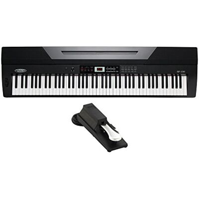 Classic Cantabile SP-150 BK Stagepiano negro Set incl. pedal, 20 voices 88 teclas soft-touch con sensibilidad al tacto, Polifonía máxima: 64 voces, 60 canciones, 50 estilos, 2 demos, AUX IN/OUT Classic Cantabile SP-150 BK Stagepiano negro Set incl. pedal, 20 voices 88 teclas soft-touch con sensibilidad al tacto, Polifonía máxima: 64 voces, 60 canciones, 50 estilos, 2 demos, AUX IN/OUT