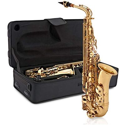gear4music Saxofón Alto , Dorado gear4music Saxofón Alto , Dorado